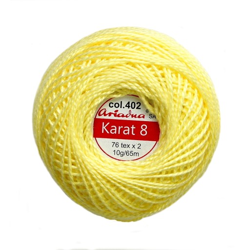 Kordonek Karat 8 ks citrón 0402 ARIADNA 10g 65m