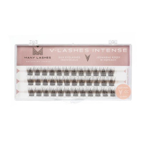 Trsovité mihalnice - V-Lashes INTENSE | CC twist 11 mm