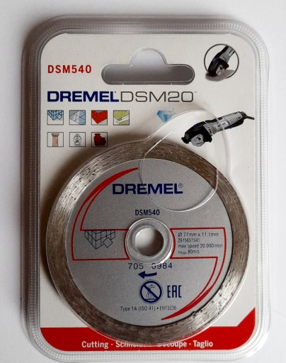 Diamantový vkladací kotúč Dremel DSM540 pre DSM20