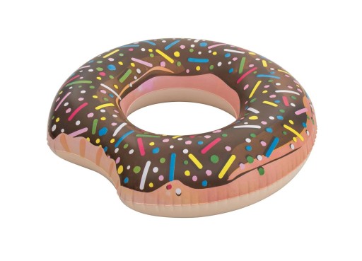 VEĽKÉ NAFUKOVACIE KOLESO DONUT NA PLÁVANIE, MATRAC DONUT XXL DO DETSKÉHO BAZÉNA