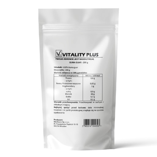 Guarová guma 100% Natural Pure 200g zahusťovadlo