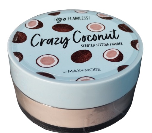 Max&More Go Flawless Crazy Coconut sypký prášok 22 g
