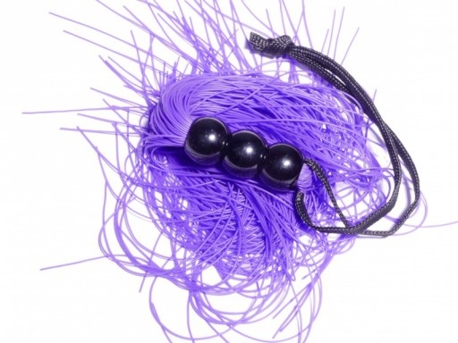 Silikónový fialový bič 26 cm