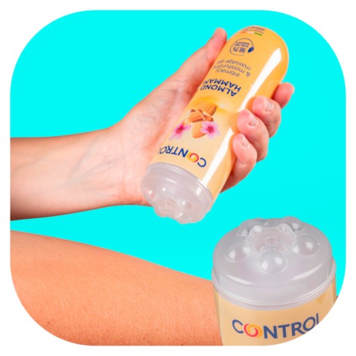CONTROL MANDĽOVÝ HAMMAM Intímny gél Mandľová aróma 200 ml MASÁŽ HYDRATÁCIA