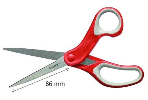Kancelárske nožnice Scotch 20,5 cm, ergonomické