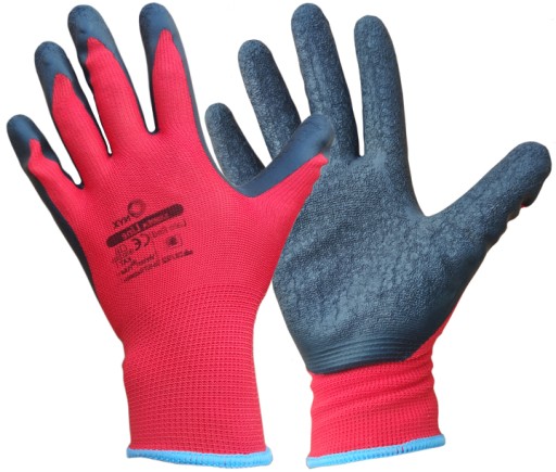 RUKAVICE PRACOVNÉ RUKAVICE SILNÉ LATEXOVÉ 10