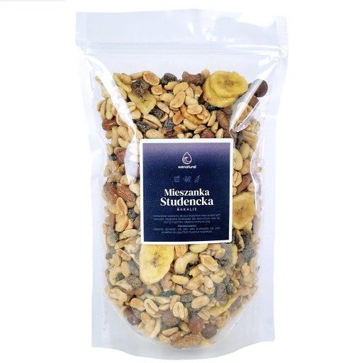 Prémiová študentská zmes 500g Wenatural - viac orechov