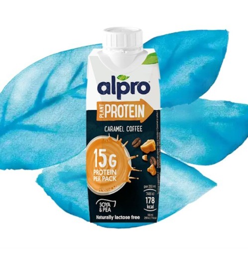 Vysokoproteínový sójový nápoj, karamel a kávová príchuť ALPRO Caramel Coffee 250ml
