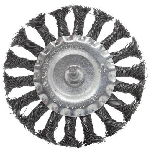 BRIDED KOTÚČOVÁ KEFA S STOPKOU M6 100mm
