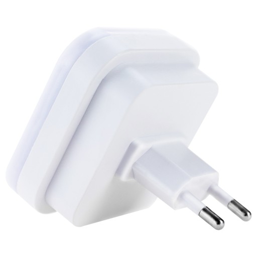 KONTAKTNÁ LED NOČNÁ LAMPA KONTAKT SAFE SQUARE + SNÍMAČ SÚMRAK 1W