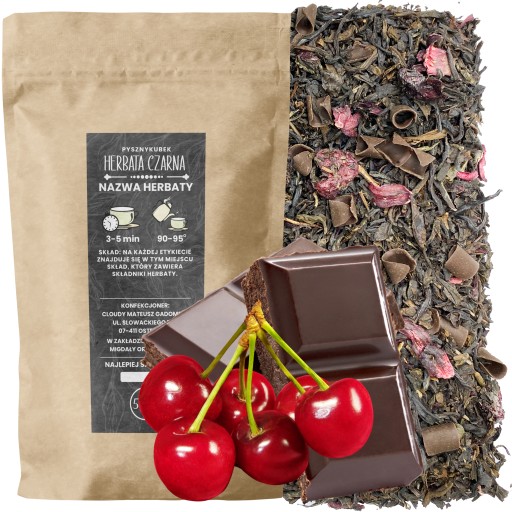 Čierny čaj ČEREŠNE V ČOKOLÁDE 50G super