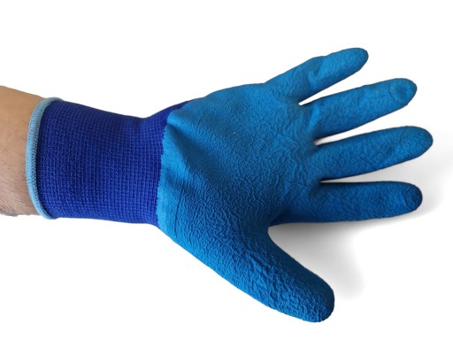 MOCnei hrubé latexové pracovné rukavice Verken SKYFLEX veľkosť 10(XL) 1 pár