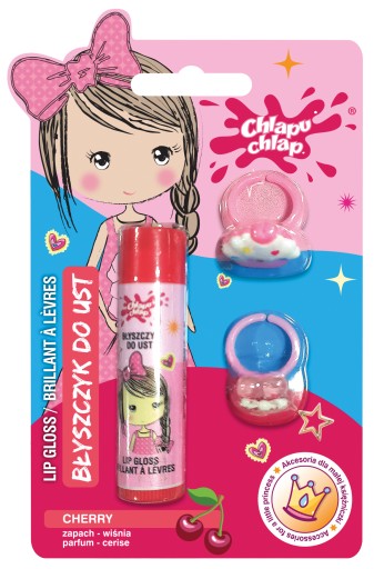 Chlapu Chlap Cherry lesk na pery + prstene