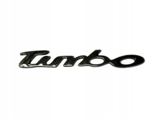 TURBO Chrómový znak VW AUDI FIAT BMW OPEL HONDA