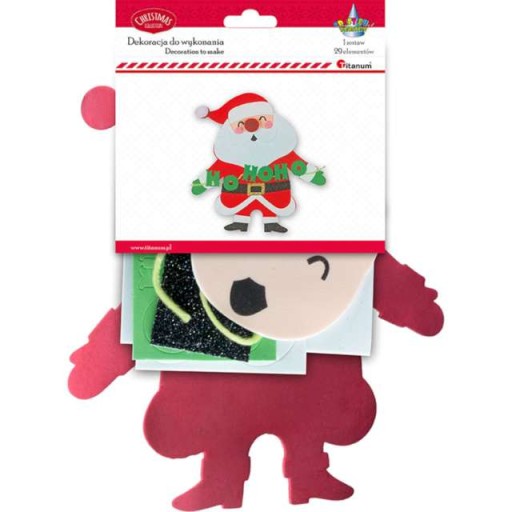 Kreatívna SANTA DIY FOAM SADA NA MONTÁŽ