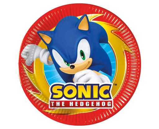 Sonic Plastic Free Paper Plates 20 cm 8 ks.
