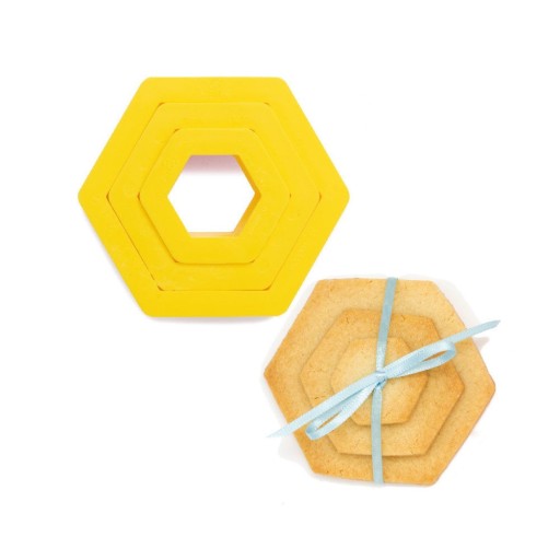 Formičky Decora 3 ks Hexagon Hexagon