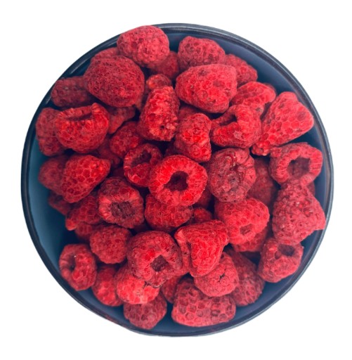 MRAZOM SUŠENÉ MALINY malina 50g Celé mrazom sušené ovocie Bakamo