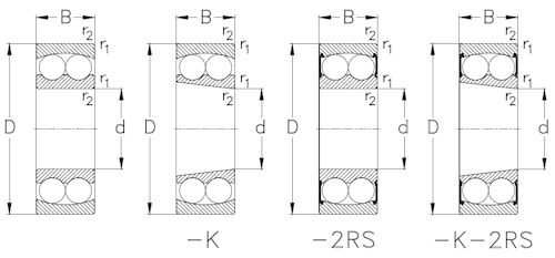 Ložisko 1206 MGK 30x62x16
