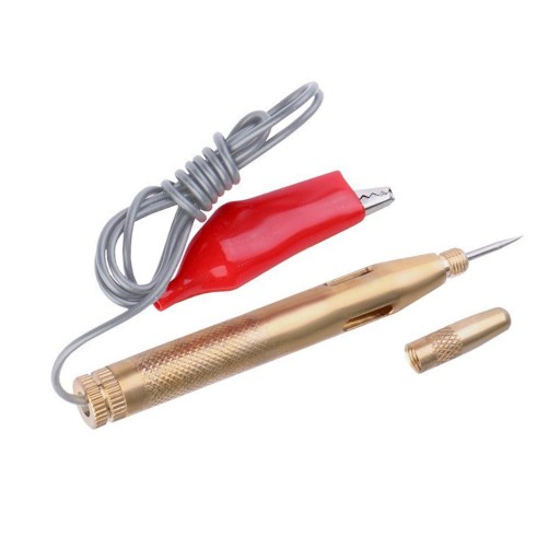 AMiO Tester napätia Tester 6V 12V 24V kovová ihla AMIO-01036
