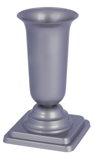 Vial Vase Lady 2 strieborný cintorínsky hrob odolný