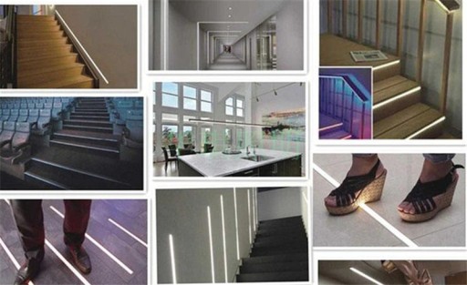 LED nábytkový pás hliníkové uhlové svietidlo 100cm 12V STUDENÁ BIELA