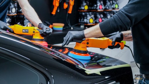 ADBL R Polishing Pad ORANGE špongia so suchým zipsom 75