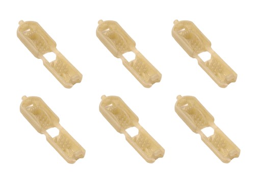 SVORKA KONCA LINKY 5mm 6ks KRÉMOVÁ ECRU