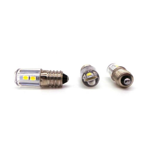 E10 LED žiarovka 6V biela 300lm