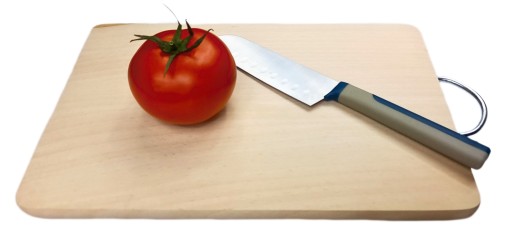 ZÁSOBNÍK NA KUCHYNSKÚ DOSKU 30X20 CM KOVOVÁ ÚCHYTKA