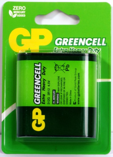 Batérie GP Greencell 3R12 4,5V