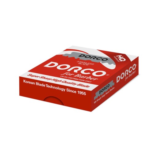 DORCO For Barber Red žiletka polovice 100 kusov na žiletky