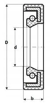 Dvojperný tmel Simmering 35x72x7mm