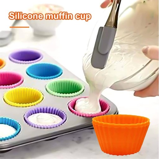 SILIKÓNOVÉ FORMY NA MUFFÍNY A COOKIES, dokonalá SADA 20 kusov