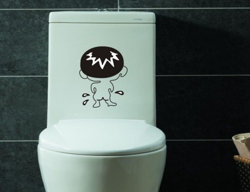 Samolepky do kúpeľne, WC doska, WC doska