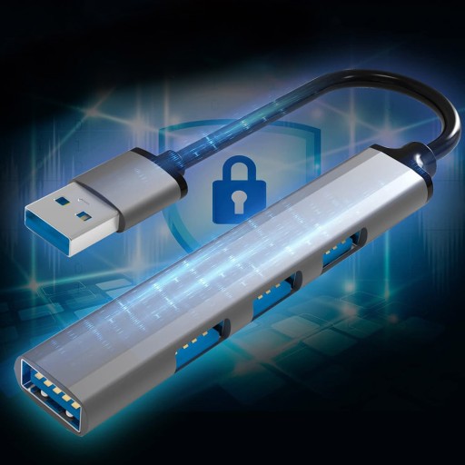 ADAPTÉR SPLITTER SPLITTER SUPER SLIM HUB 4x USB-A 3.0