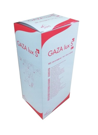 Gázový obväz GAZA lux S sterilná savá mäkká bavlna 100% 13N 1m2 a'1