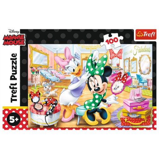 PUZZZLE 100 KUSOV. MINNIE V SALÓNE KRÁSY TREFL