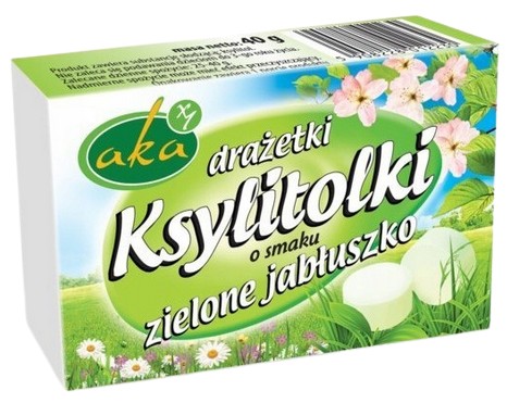 DRAŽIE BEZ CUKRU XYLITOL ZELENÉ JABLKO alias