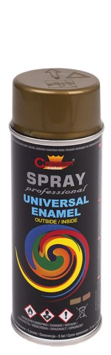 univerzálny smalt v spreji 400 ml zlatá