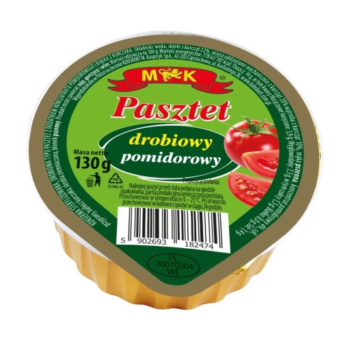 Hydinová paštéta MK 130 g