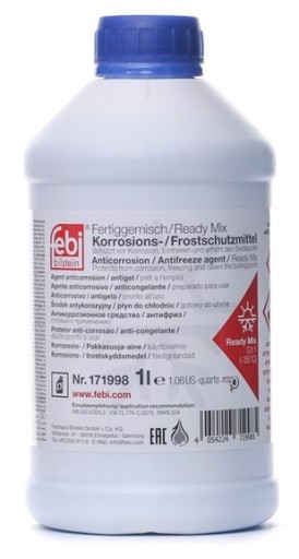 KVAPALINA RADIÁTOROV 1L MODRÁ KVALITA G11 READY-MIX