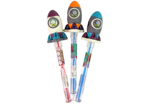 Mydlové bubliny raketa Kozmonaut 38 cm 4 farby
