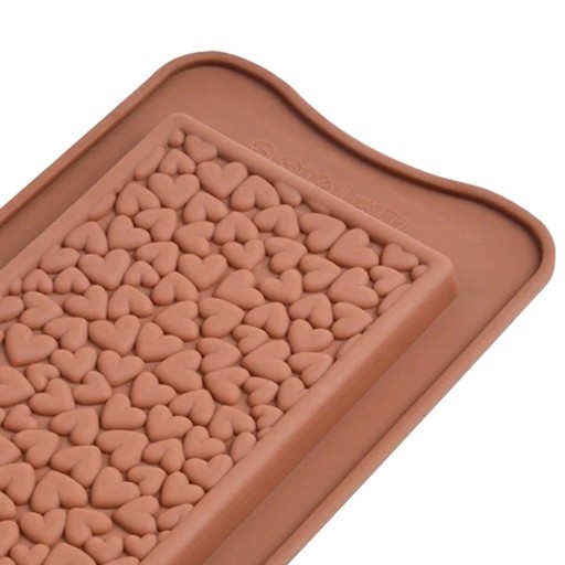 Silikónová forma na sójový vosk Chocolate Hearts