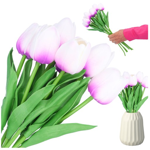 TULIPS TULIPS KYTICE umele kvety, ako ozajstne, kytice do vazy 33 cm