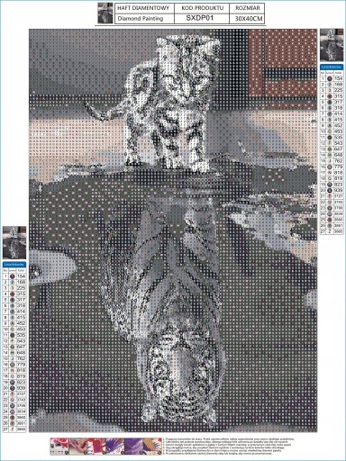 DIAMANTOVÁ VÝŠIVKA Cats Scrapbook Diamantová mozaika DIAMANTOVÁ SADA MALENIA