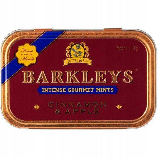 Cukríky Barkleys Apple Cinnamon Pastilky z USA