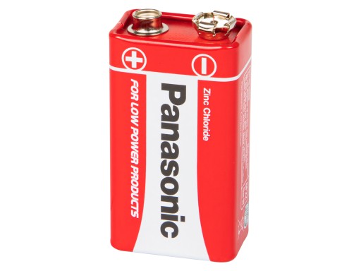ZINOK-UHLÍKOVÁ BATÉRIA PANASONIC 9V 6F22 PLOCHÁ 1ks