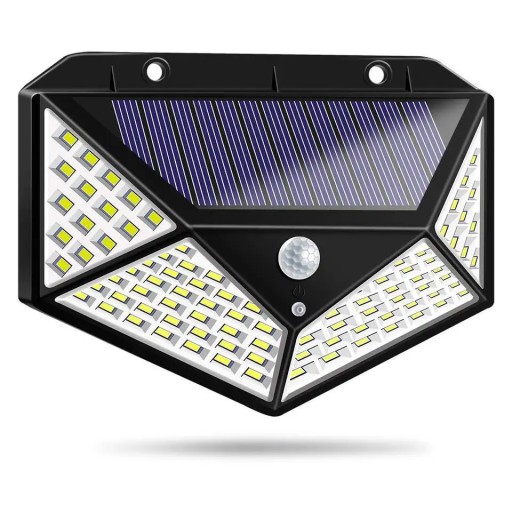 SLNEČNÁ LAMPA SO SNÍMAČOM POHYBU SÚMRAK 100LED