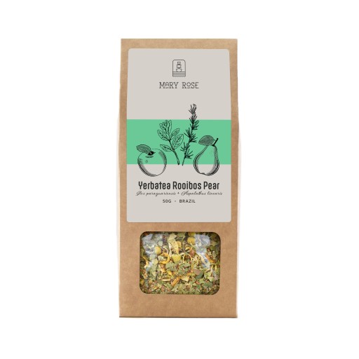 Čaj Yerba Mate s hruškou Yerba Mate Rooibos 50 g